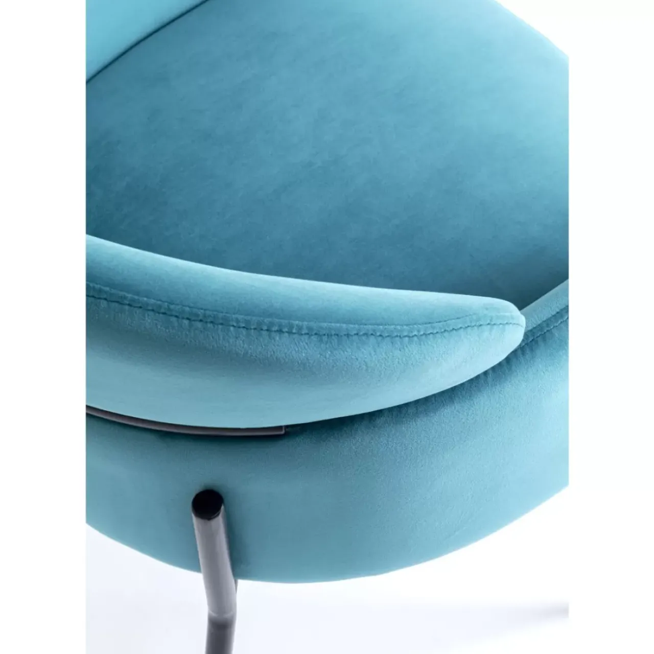Stühle|KARE Design Armlehnstuhl Alexia Velvet Blau