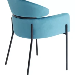 Stühle|KARE Design Armlehnstuhl Alexia Velvet Blau