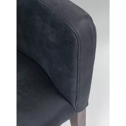 Stühle|KARE Design Armlehnstuhl Mode Leder Anthrazit