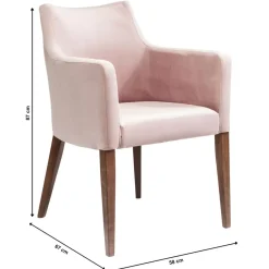 Stühle|KARE Design Armlehnstuhl Mode Velvet Rose