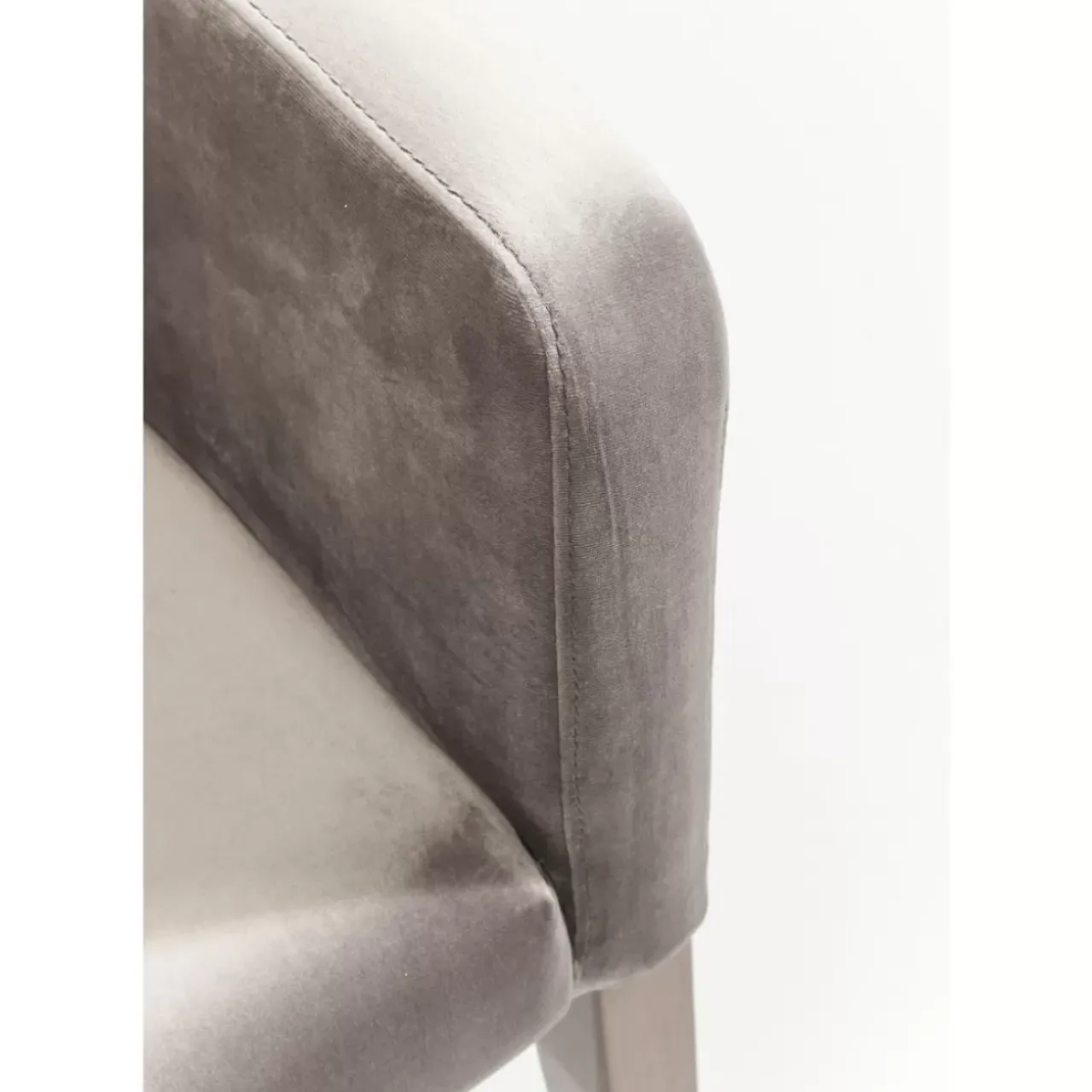 Stühle|KARE Design Armlehnstuhl Mode Velvet Grau