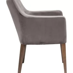 Stühle|KARE Design Armlehnstuhl Mode Velvet Grau