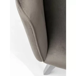 Stühle|KARE Design Armlehnstuhl Modino Velvet Grau