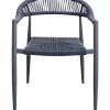 Outdoormöbel|KARE Design Armlehnstuhl Palma Petrol