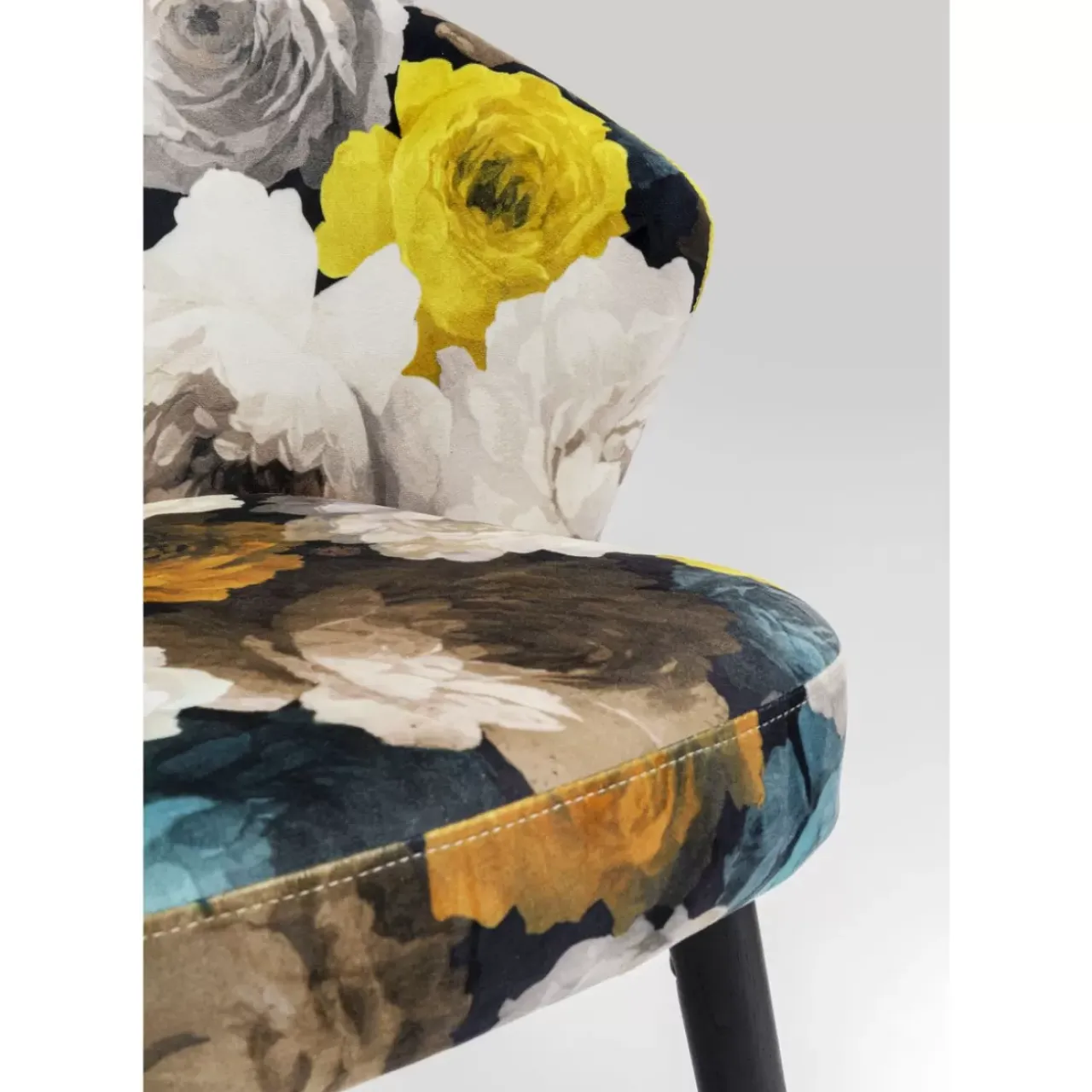 Stühle|KARE Design Armlehnstuhl Peony Flower Gelb