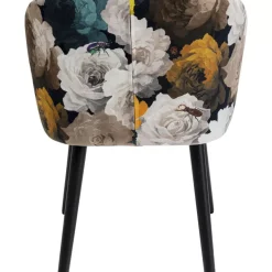 Stühle|KARE Design Armlehnstuhl Peony Flower Gelb