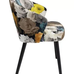 Stühle|KARE Design Armlehnstuhl Peony Flower Gelb