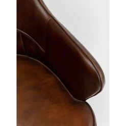 Stühle|KARE Design Armlehnstuhl Rumba Leder Braun