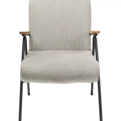 Sessel|KARE Design Armlehnstuhl Ryan Grau