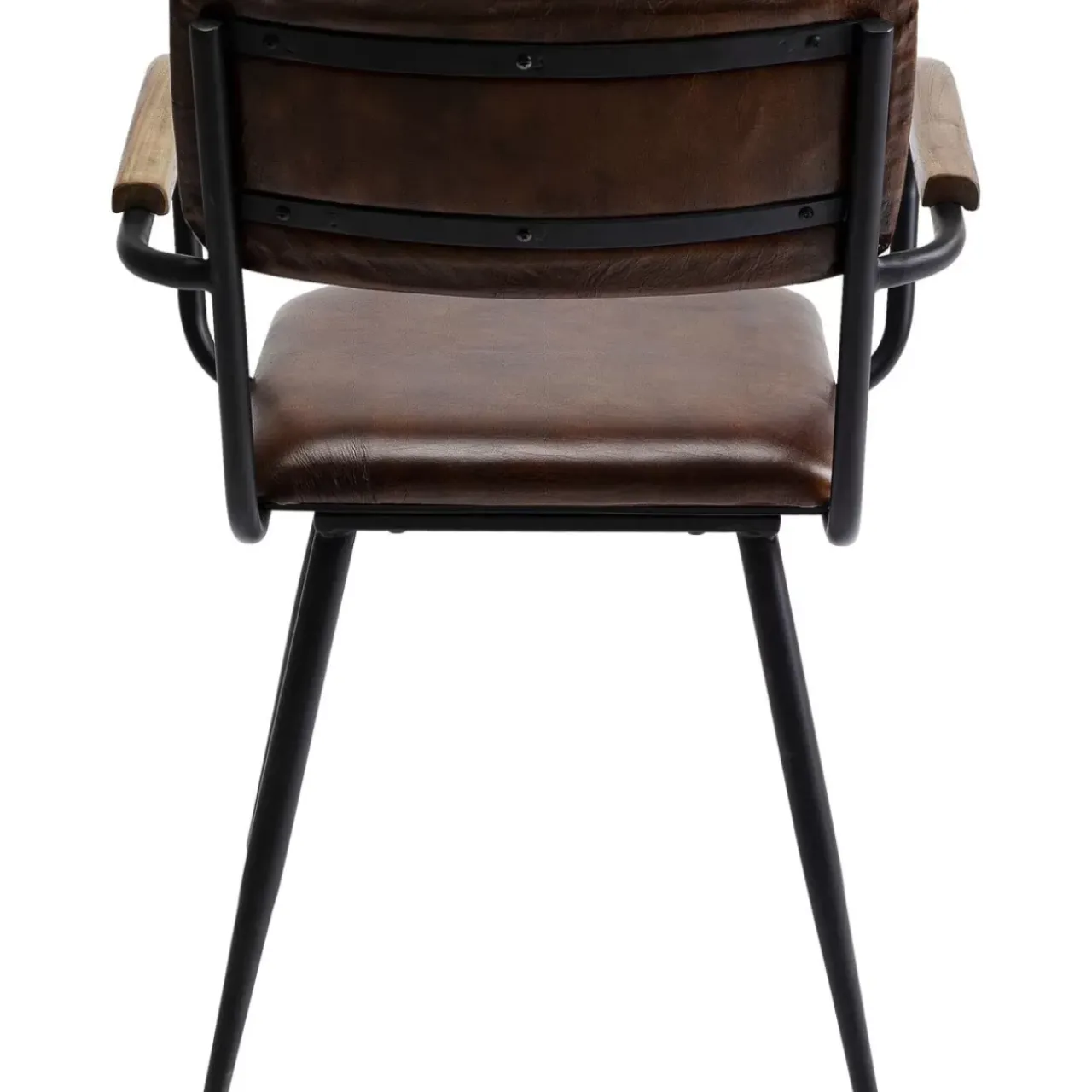 Stühle|KARE Design Armlehnstuhl Salsa Leder Braun