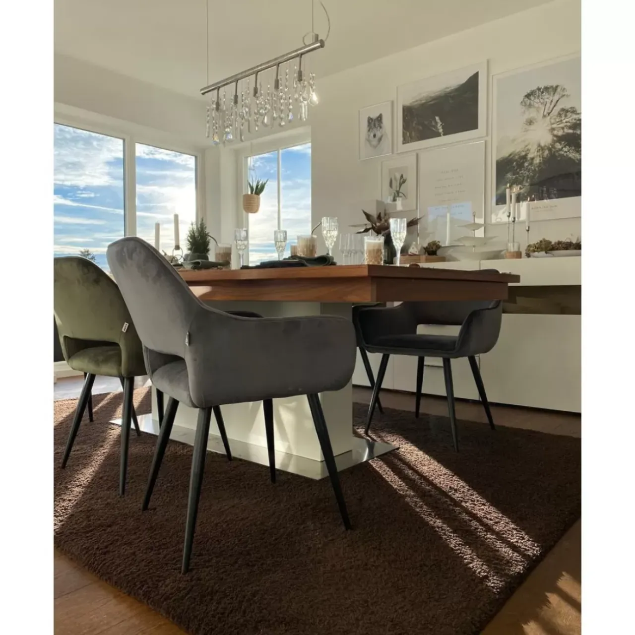 Stühle|KARE Design Armlehnstuhl San Francisco Grau