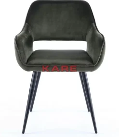 Stühle|KARE Design Armlehnstuhl San Francisco Dunkelgrun