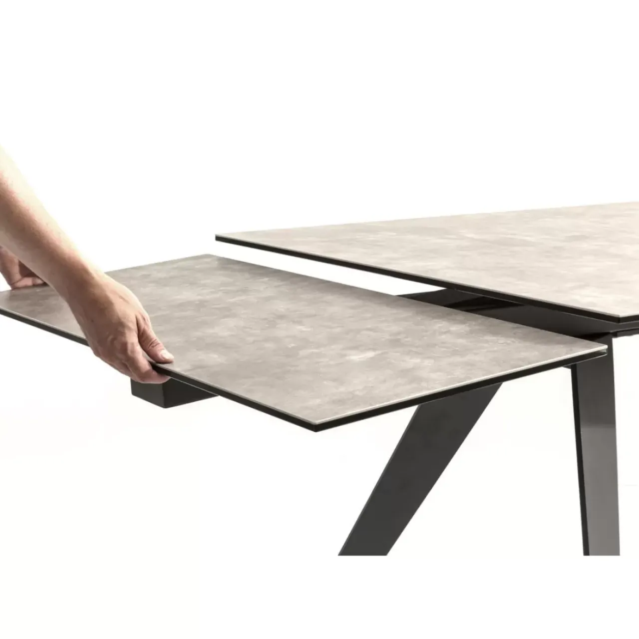 Tische|KARE Design Ausziehtisch Amsterdam Dunkel 160(40+40)X90Cm