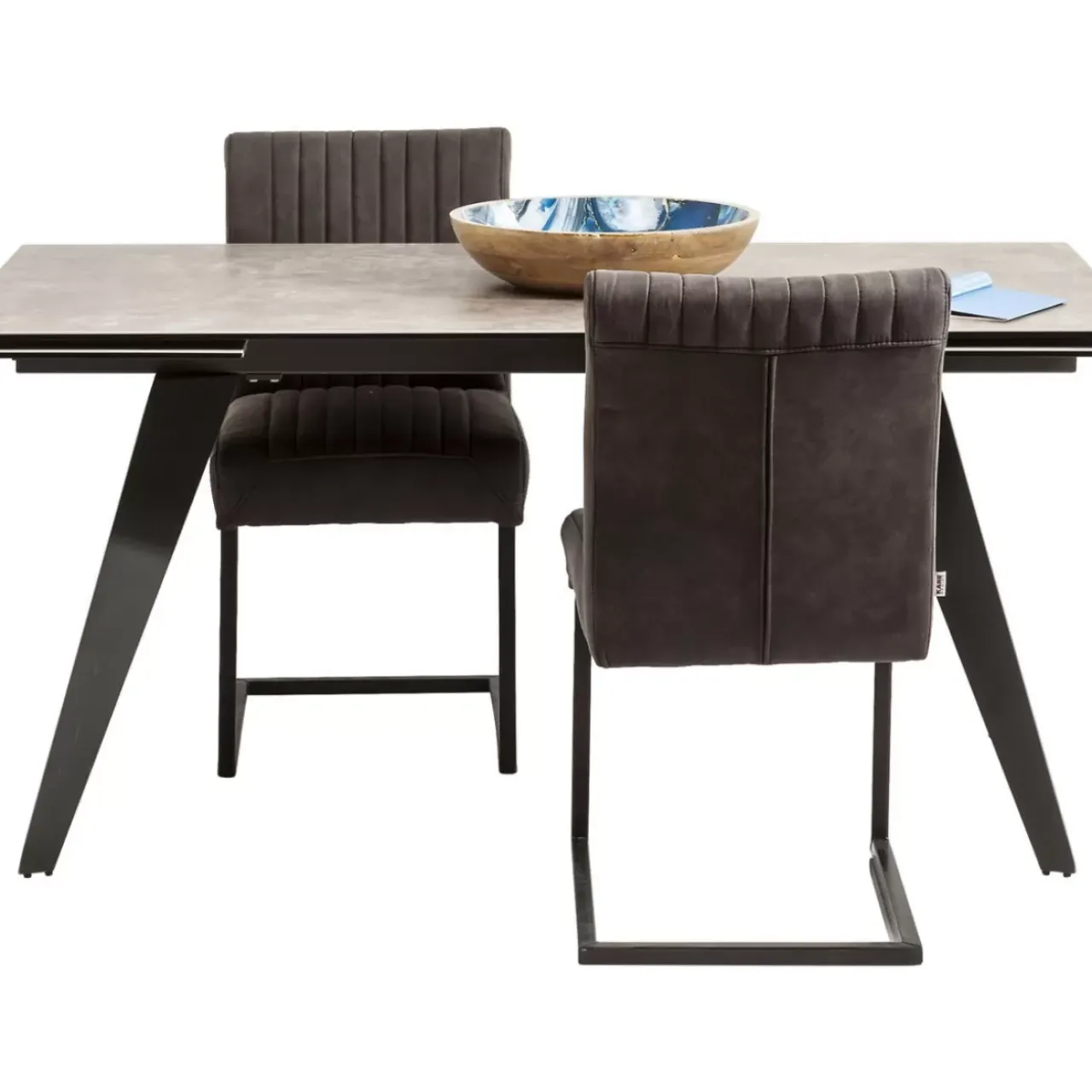 Tische|KARE Design Ausziehtisch Amsterdam Dunkel 160(40+40)X90Cm