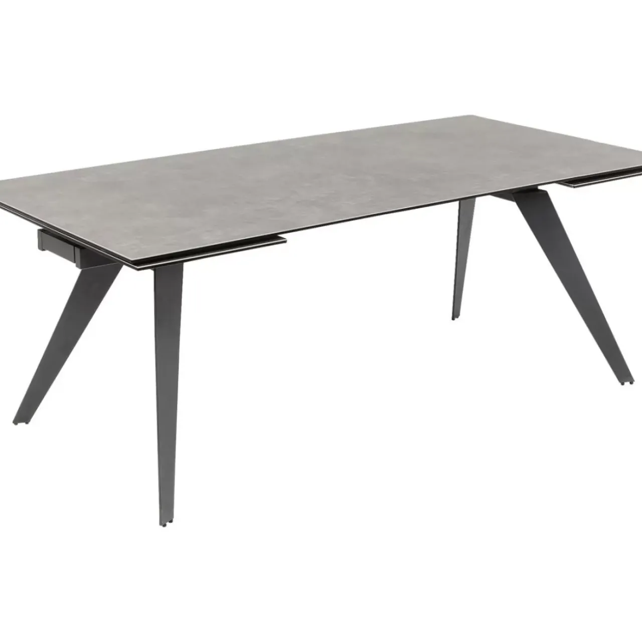 Tische|KARE Design Ausziehtisch Amsterdam Dunkel 200(45+45)X100Cm