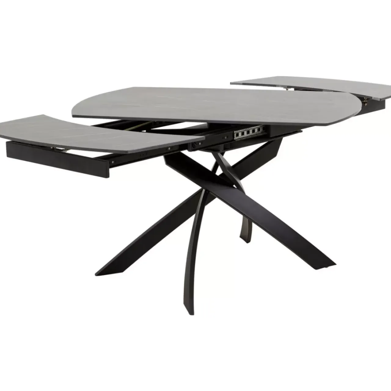 Tische|KARE Design Ausziehtisch Twist Schwarz 120(30+30)X90Cm