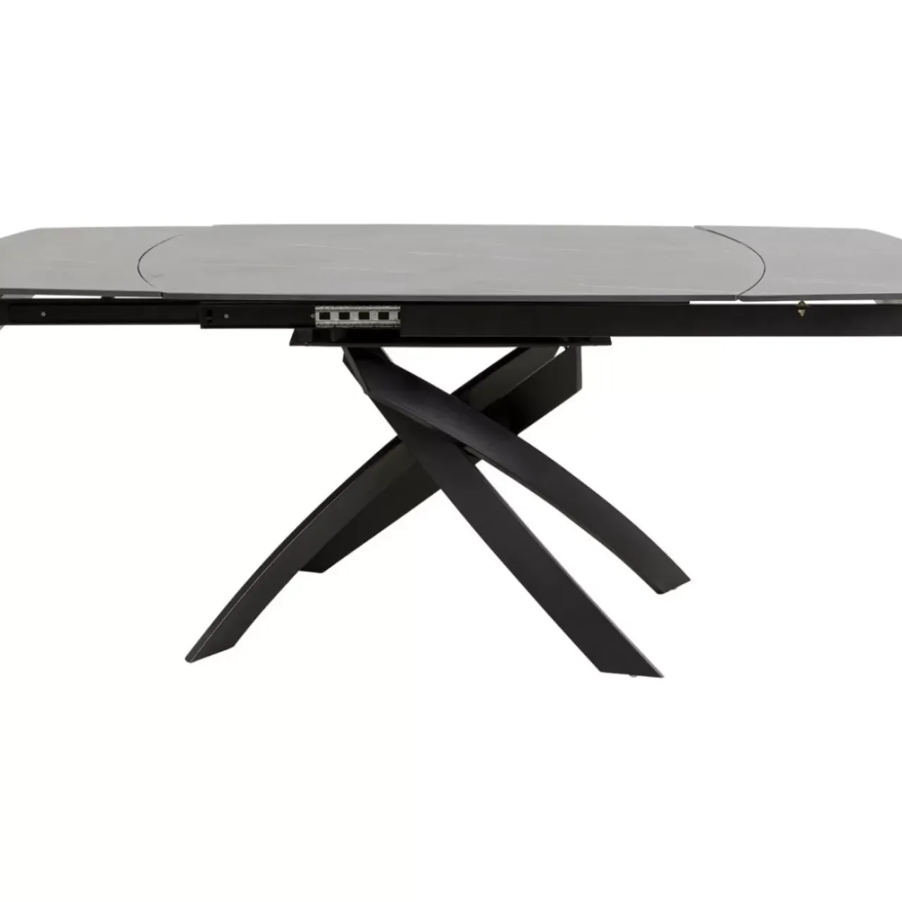 Tische|KARE Design Ausziehtisch Twist Schwarz 120(30+30)X90Cm