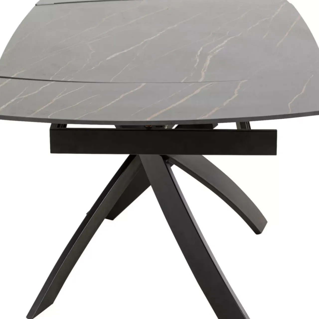 Tische|KARE Design Ausziehtisch Twist Schwarz 120(30+30)X90Cm