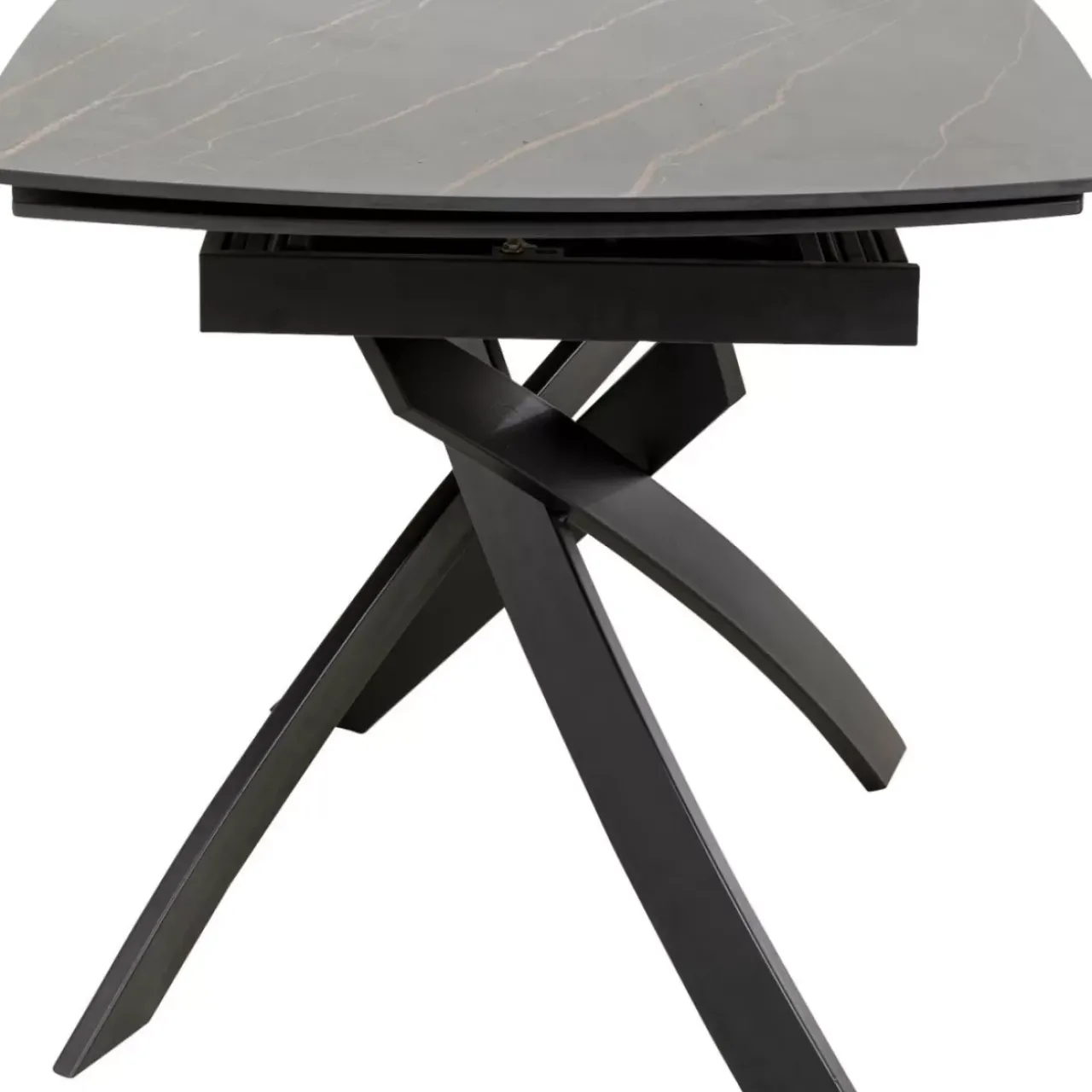 Tische|KARE Design Ausziehtisch Twist Schwarz 120(30+30)X90Cm