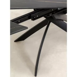 Tische|KARE Design Ausziehtisch Twist Schwarz 120(30+30)X90Cm