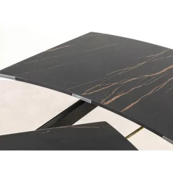 Tische|KARE Design Ausziehtisch Twist Schwarz 120(30+30)X90Cm