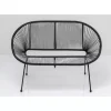 Outdoormöbel|KARE Design Bank Acapulco Schwarz