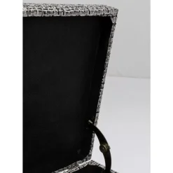 Sitzbänke|KARE Design Bank Buttons Storage B&W Gros