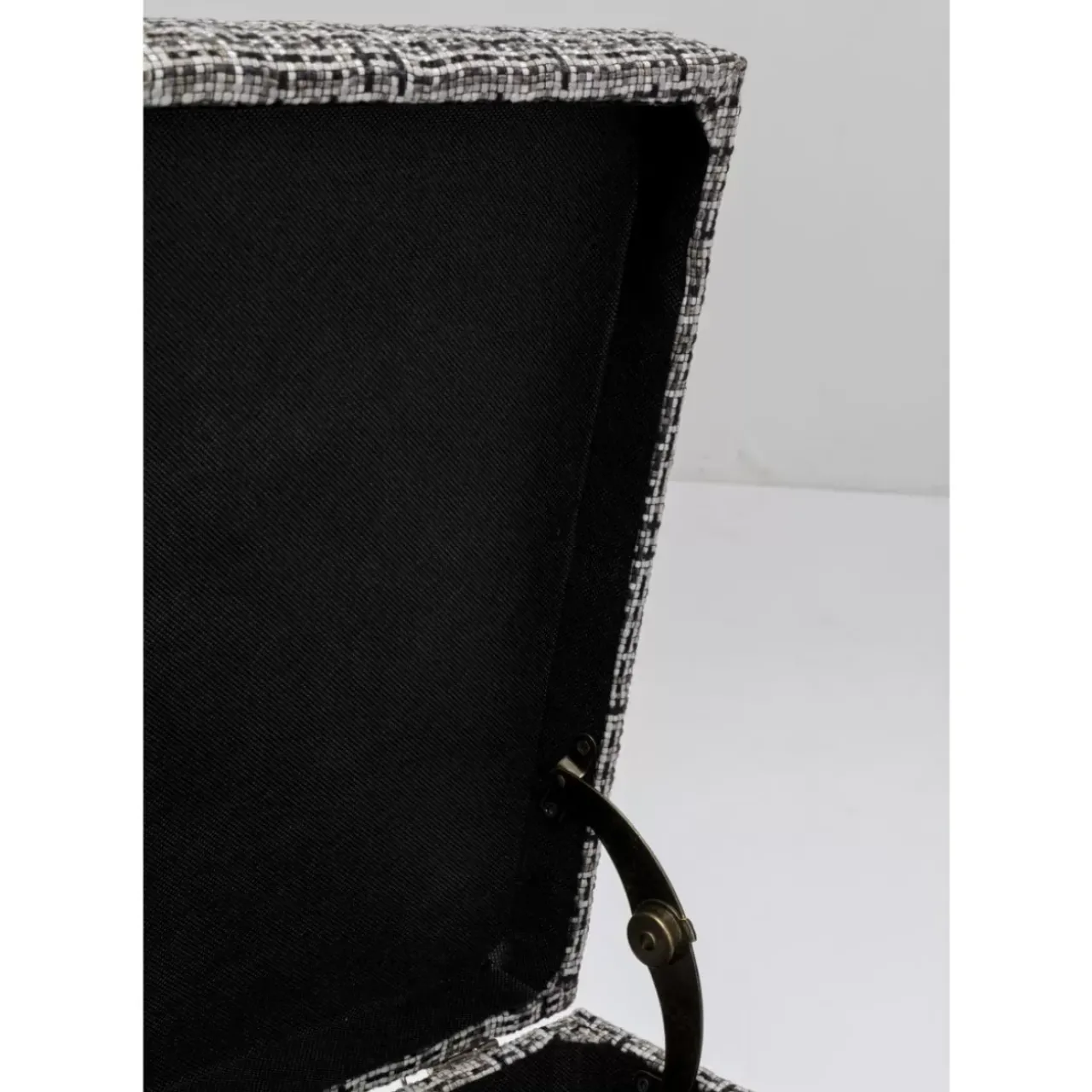 Sitzbänke|KARE Design Bank Buttons Storage B&W Gros