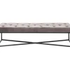 Sitzbänke|KARE Design Bank Crossover Grau Schwarz 150X40Cm