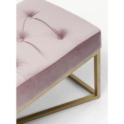 Sitzbänke|KARE Design Bank Crossover Rose Messing 90X40Cm