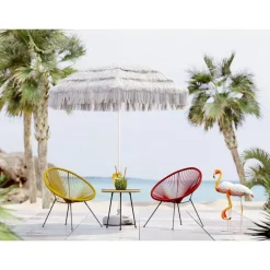 Outdoormöbel|KARE Design Beistelltisch Acapulco Natur