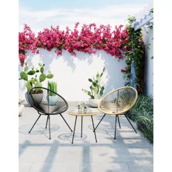 Outdoormöbel|KARE Design Beistelltisch Acapulco Natur