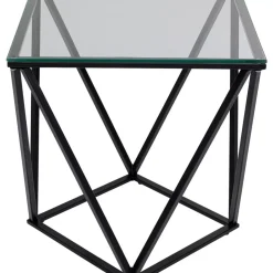Tische|KARE Design Beistelltisch Cristallo Schwarz 50X50Cm