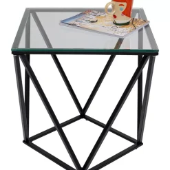 Tische|KARE Design Beistelltisch Cristallo Schwarz 50X50Cm