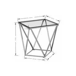 Tische|KARE Design Beistelltisch Cristallo 50X50Cm