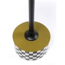 Tische|KARE Design Beistelltisch Domero Checkers Olive O25Cm