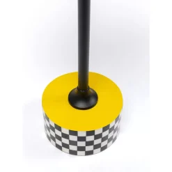 Tische|KARE Design Beistelltisch Domero Checkers Gelb O25Cm