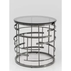Tische|KARE Design Beistelltisch Jupiter Silber O55Cm