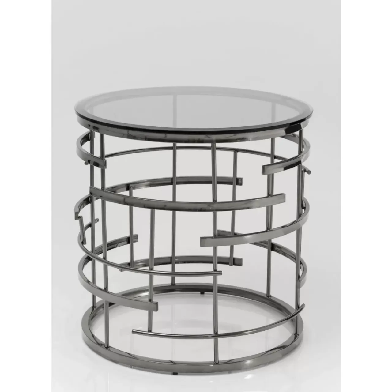 Tische|KARE Design Beistelltisch Jupiter Silber O55Cm