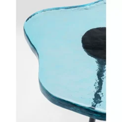 Tische|KARE Design Beistelltisch Lava Blau O30Cm