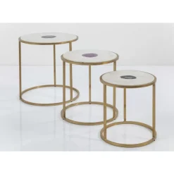 Tische|KARE Design Beistelltisch Limbo (3/Set) O45Cm
