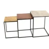 Tische|KARE Design Beistelltisch Loft Square Vintage (3/Set) 41X41Cm