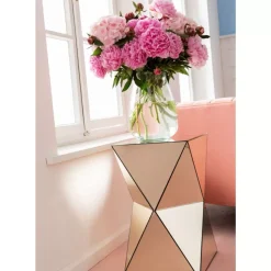 Tische|KARE Design Beistelltisch Luxury Triangle Champagne