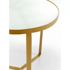 Tische|KARE Design Beistelltisch Marble Gold O45