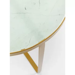 Tische|KARE Design Beistelltisch Marble Gold O45