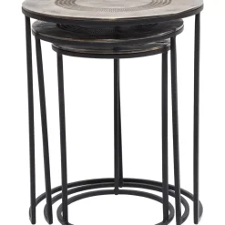 Tische|KARE Design Beistelltisch Marrakesh (3/Set) O48Cm