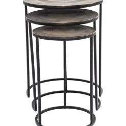 Tische|KARE Design Beistelltisch Marrakesh (3/Set) O48Cm