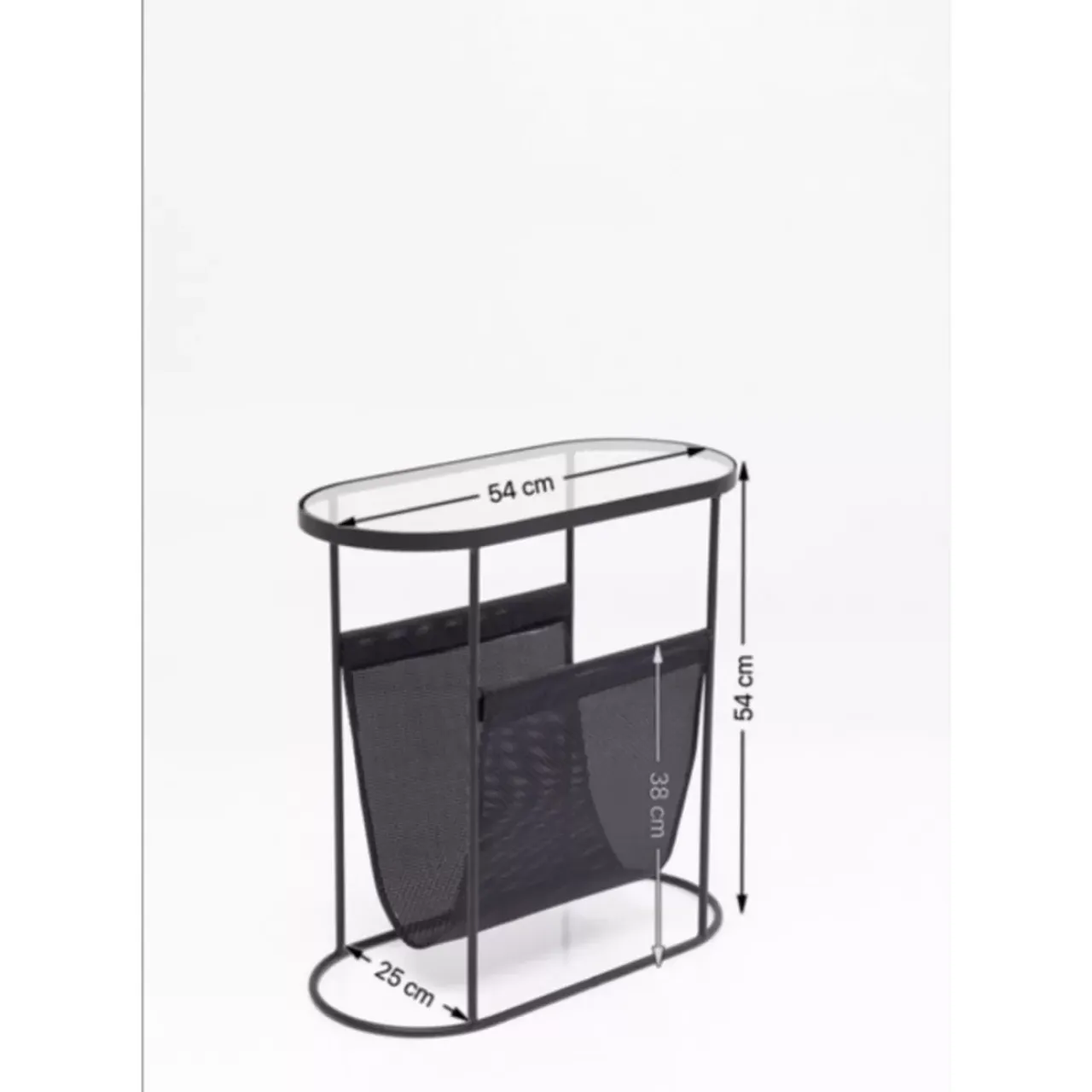 Tische|KARE Design Beistelltisch Mesh Journal 53,5X25Cm