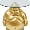 Tische|KARE Design Beistelltisch Monk Gold O54Cm