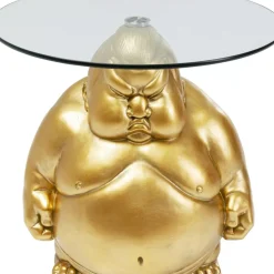 Tische|KARE Design Beistelltisch Monk Gold O54Cm